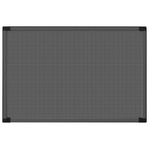 Extendable Window Insect Screen Aluminium Shade Mesh Privacy Blind Anthracite (75-143)x50 cm - Image 4