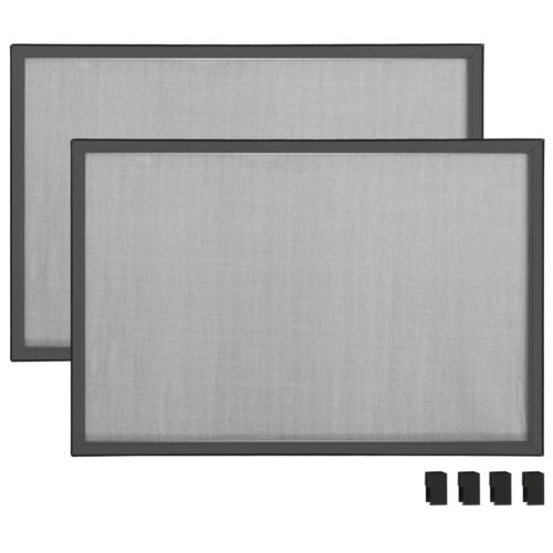 Extendable Window Insect Screen Aluminium Shade Mesh Privacy Blind Anthracite (75-143)x50 cm - Image 5