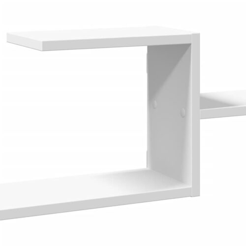 Wooden Wall Shelf White 104x15x49 cm - Image 8