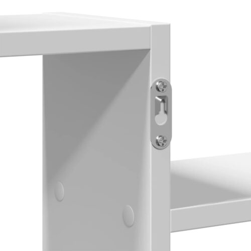 Wooden Wall Shelf White 104x15x49 cm - Image 9
