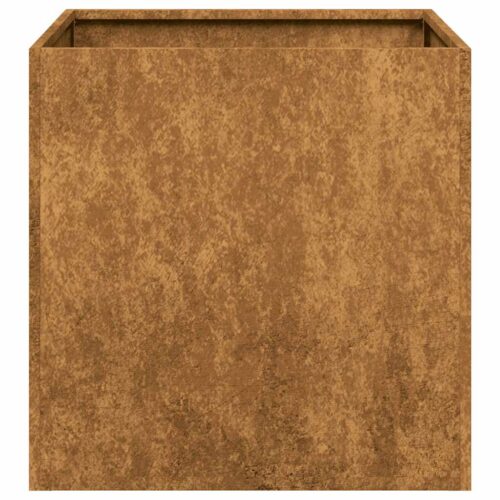 Raised Garden Bed Herbs Vegetables Box Pot Planter Rustic Weathering Steel 40x40x40cm - Image 5