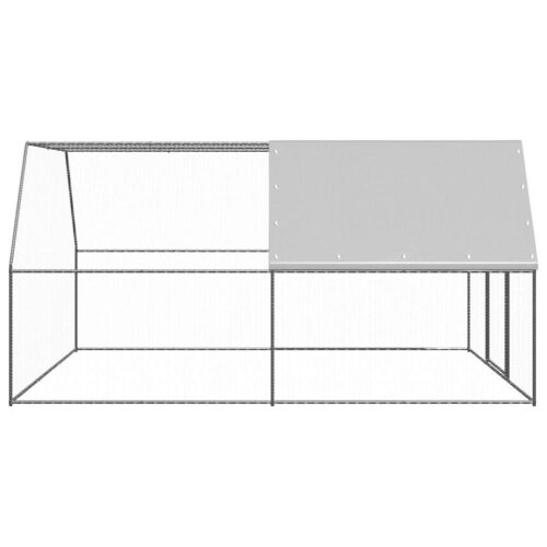 Chicken Cage 3x4x2mGalvanised Steel - Image 3
