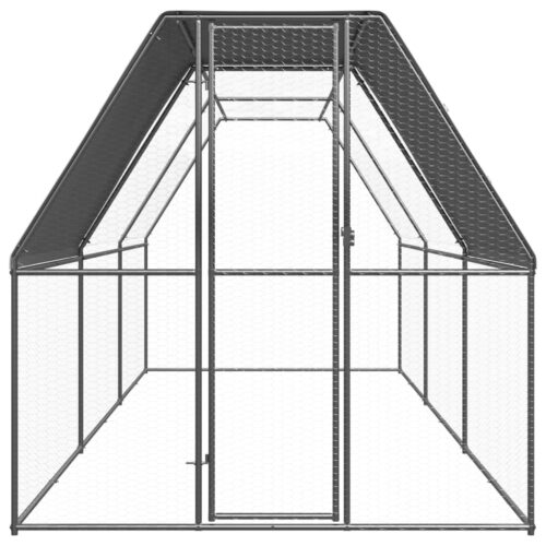 Chicken Cage 2x6x2mGalvanised Steel - Image 2