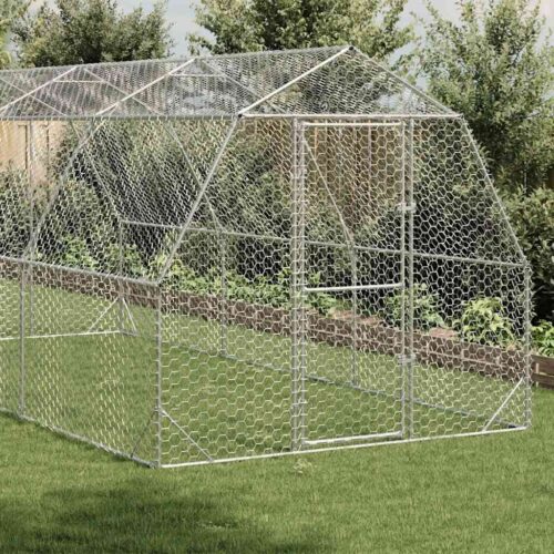 Chicken Run 2.5x6x2.25mGalvanised Steel - Image 2