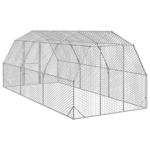 Chicken Run 2.5x6x2.25mGalvanised Steel - Image 5