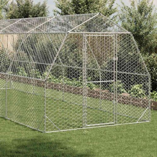 Chicken Run 2.5x8x2.25mGalvanised Steel - Image 2