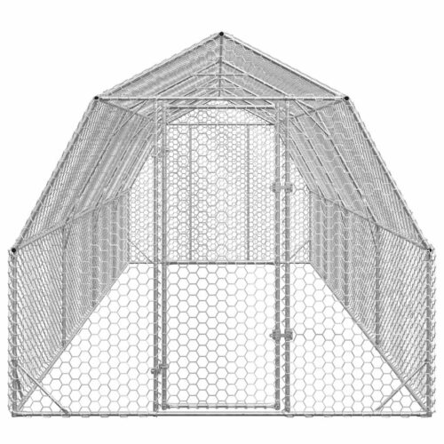 Chicken Run 2.5x8x2.25mGalvanised Steel - Image 3