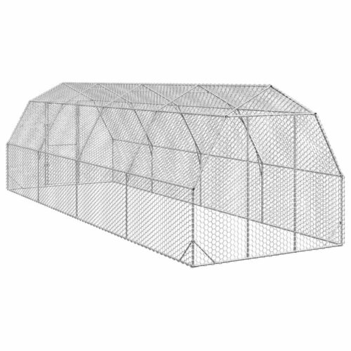 Chicken Run 2.5x8x2.25mGalvanised Steel - Image 5