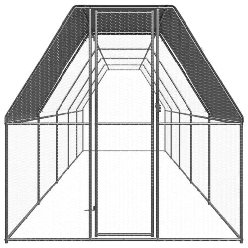 Chicken Cage 2x10x2mGalvanised Steel - Image 2