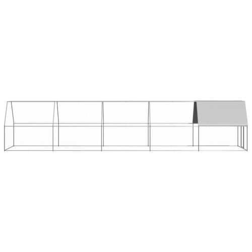 Chicken Cage 2x10x2mGalvanised Steel - Image 3