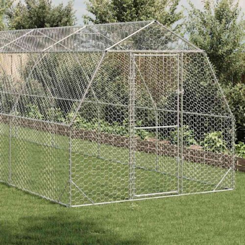 Chicken Run 2.5x10x2.25mGalvanised Steel - Image 2