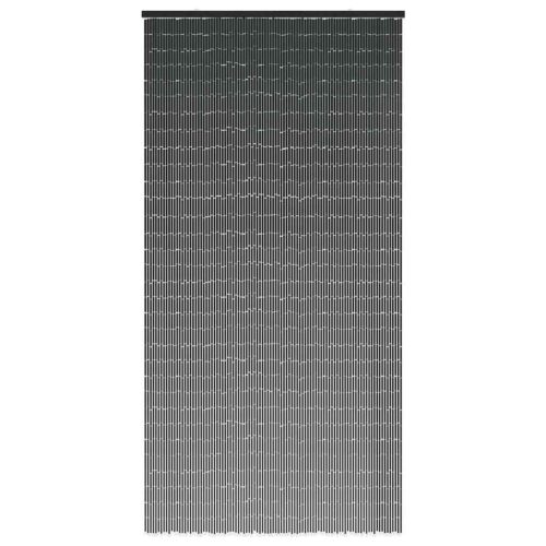 Insect Door Curtain Dark Grey 100x220cm Bamboo - Image 3
