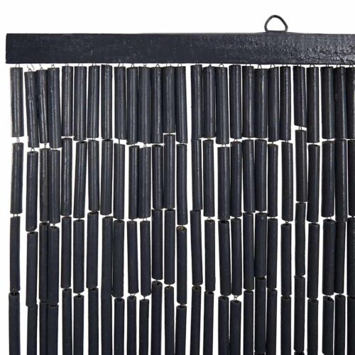 Insect Door Curtain Dark Grey 100x220cm Bamboo - Image 4