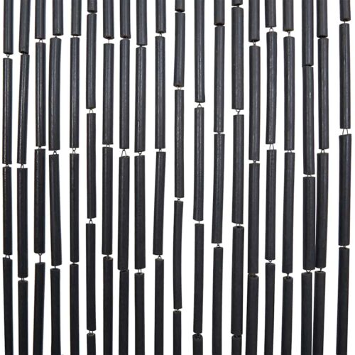 Insect Door Curtain Dark Grey 100x220cm Bamboo - Image 6