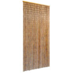 Insect Door Curtain Mosquito Fly Bugs Privacy Screen Panel Decor Bamboo 90x200cm