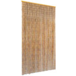 Insect Curtain Door Mosquito Fly Bug Net Privacy Screen Panel Bamboo 100x200cm
