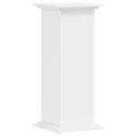 Wooden Plant Stand White 33x33x80cm