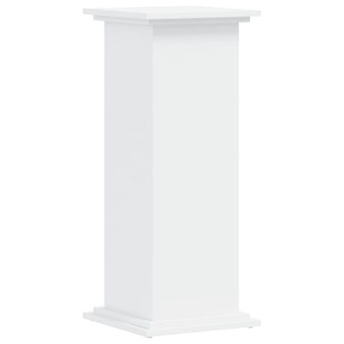 Wooden Plant Stand White 33x33x80cm