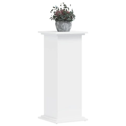 Wooden Plant Stand White 33x33x80cm - Image 3
