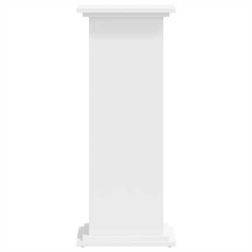 Wooden Plant Stand White 33x33x80cm - Image 4