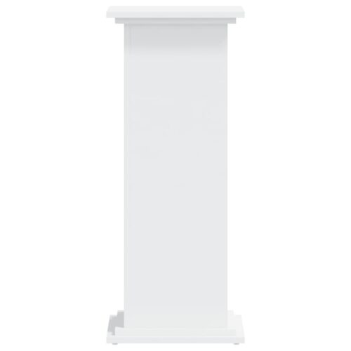 Wooden Plant Stand White 33x33x80cm - Image 5