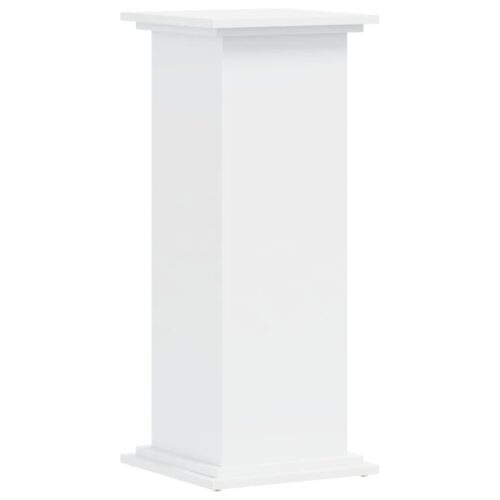 Wooden Plant Stand White 33x33x80cm - Image 6