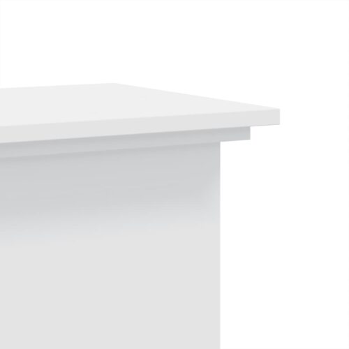 Wooden Plant Stand White 33x33x80cm - Image 7