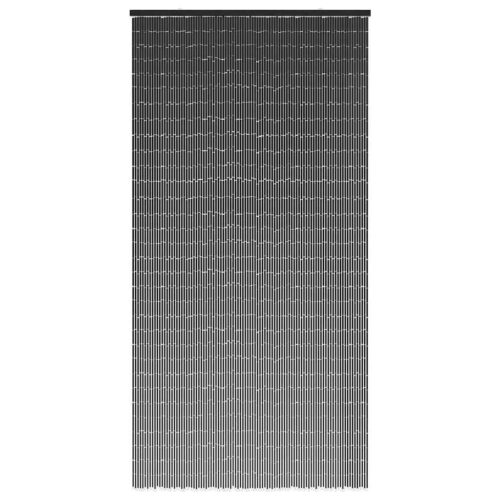 Insect Door Curtain Dark Grey 90x220cm Bamboo - Image 3