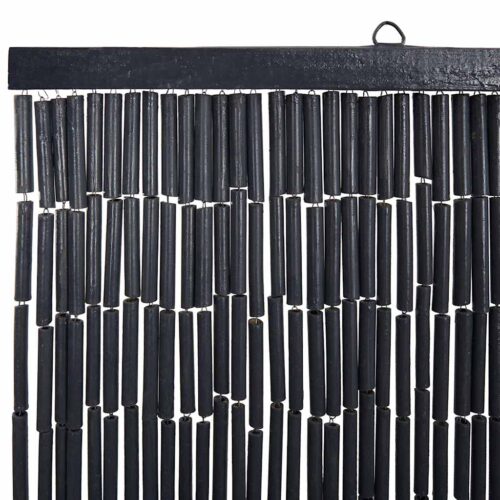 Insect Door Curtain Dark Grey 90x220cm Bamboo - Image 4