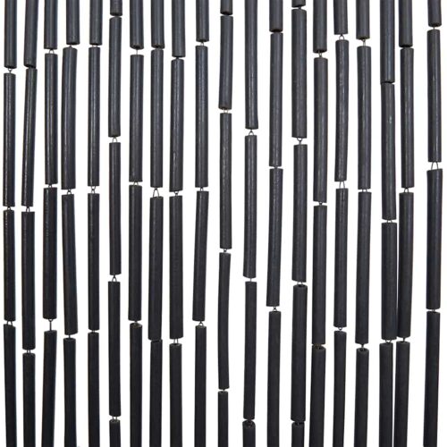 Insect Door Curtain Dark Grey 120x220cm Bamboo - Image 6