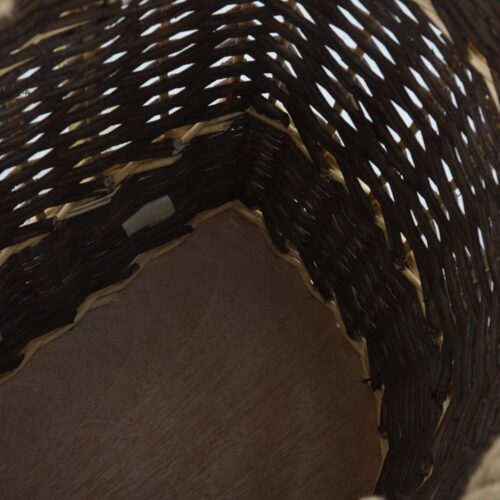 Firewood Backpack with Carrying Belts 44.5x37x50cm Natural Willow - Image 8
