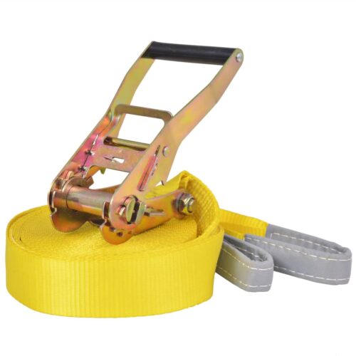 Slackline 15 m x 50 mm 150 kg Yellow - Image 2