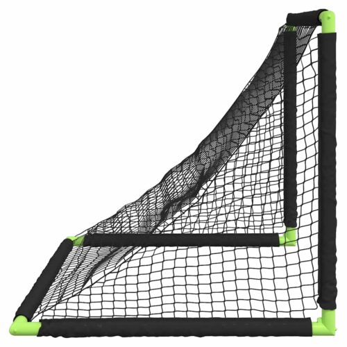 Kids' Football Goal Foldable Black 90x64x64 cm - Image 6