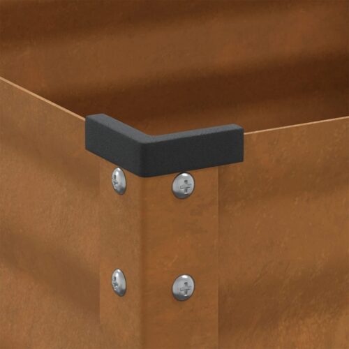 Garden Planter 45x45x88 cm Weathering Steel - Image 9