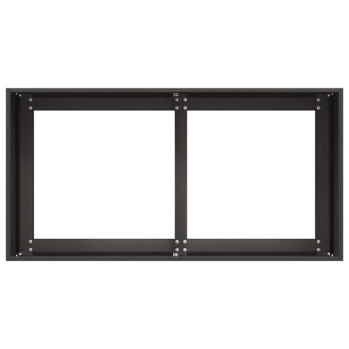 Raised Garden Bed Herbs Vegetables Box Pot Planter Cold Rolled Steel Black Black 80x40x40cm - Image 5