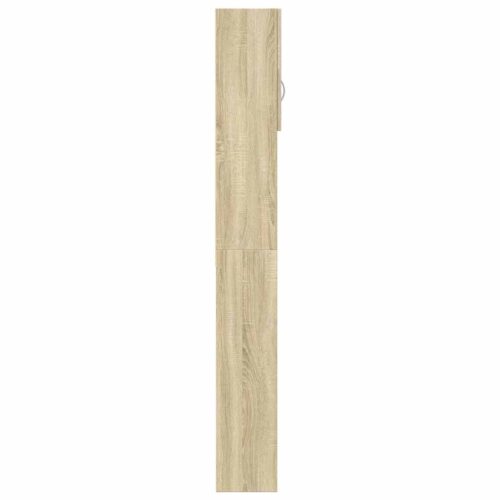 WashingMachine Cabinet Sonoma Oak 64x25.5x190cm Engineered Wood - Image 4