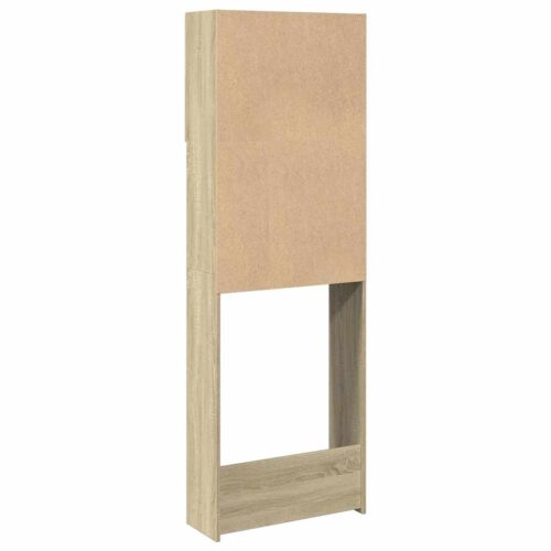 WashingMachine Cabinet Sonoma Oak 64x25.5x190cm Engineered Wood - Image 5