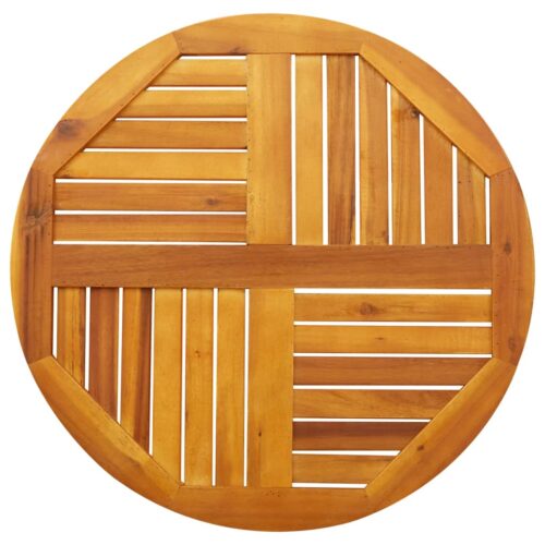 Table Top 70x2cm Round Solid Acacia Wood Timber DIY Desk Panel Board - Image 6