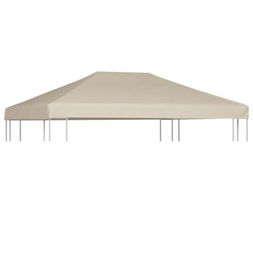 Gazebo Top Cover 310 g/m² 4x3M Beige - Image 7