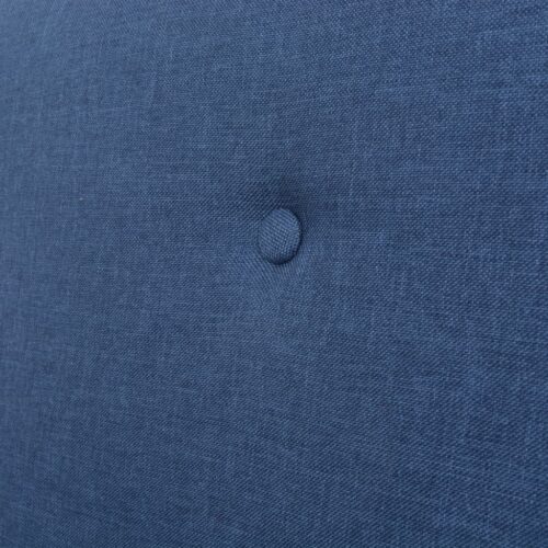 2-Seater Sofa Fabric Blue - Image 6