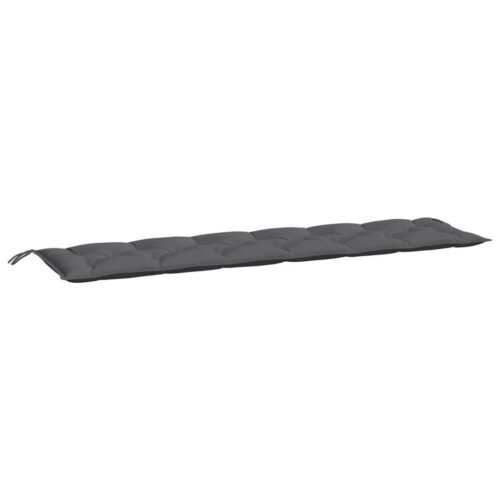 Garden Bench Cushions 2pcs Anthracite 200x50x7cm Oxford Fabric - Image 4
