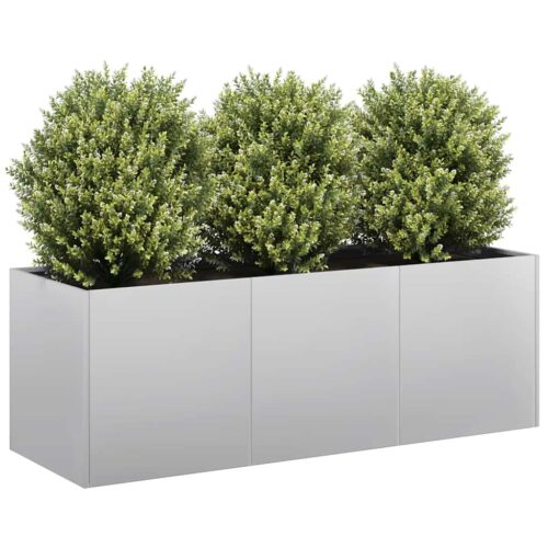 Raised Garden Bed Herbs Vegetables Box Pot Planter Galvanised Steel 120x40x40cm - Image 2
