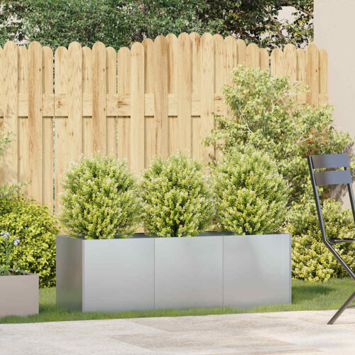 Raised Garden Bed Herbs Vegetables Box Pot Planter Galvanised Steel 120x40x40cm - Image 3