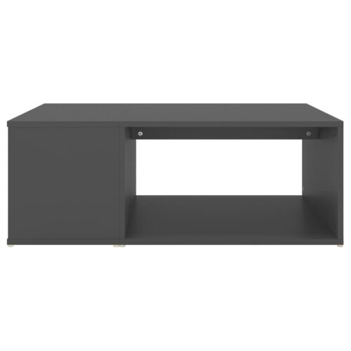 Wooden Coffee Table Modern Lounge Sofa Lamp Side Book Shelf Storage Stand Grey 90x67x33cm - Image 3