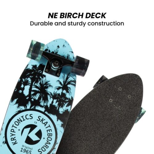 Kryptonics 28-Inch Skateboard Cruiser Skater Board Negative - Image 3