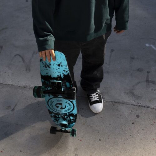 Kryptonics 28-Inch Skateboard Cruiser Skater Board Negative - Image 6