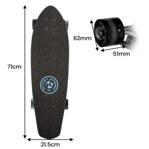 Kryptonics 28-Inch Skateboard Cruiser Skater Board Negative - Image 7