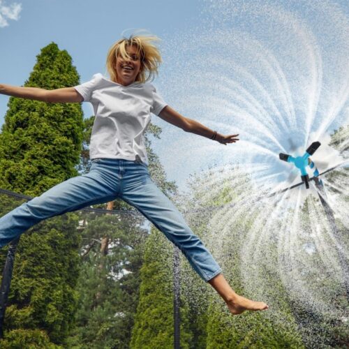 Kahuna Waterpark Rotating Trampoline Water Sprinkler Kit with Adjustable Hose - Image 6