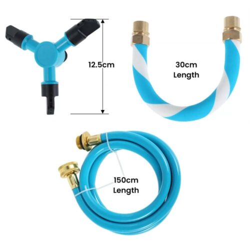 Kahuna Waterpark Rotating Trampoline Water Sprinkler Kit with Adjustable Hose - Image 11
