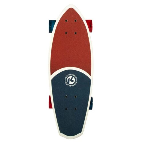 Kryptonics 23-inch Mini Fat Cruiser Board Skateboard Liberty Blue - Image 4